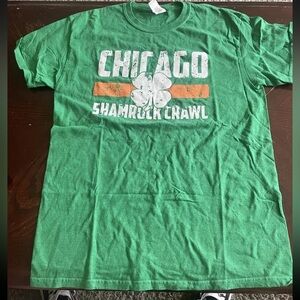 Men’s Size Medium Chicago Shamrock Crawl T-shirt At Patrick’s Day​